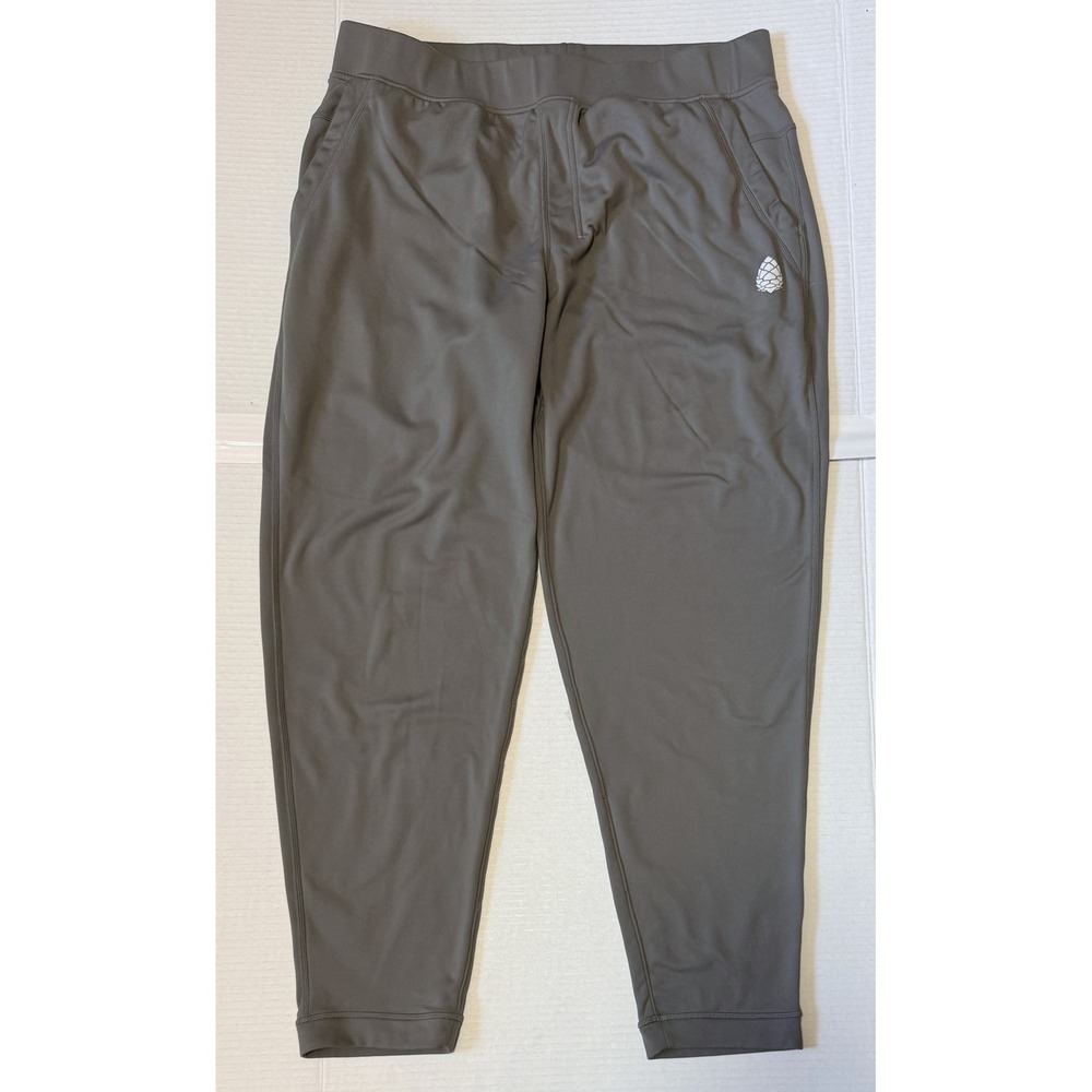 STIO - Men's Jogger Pants - Gray Fleece Lined Technical Athletic - Size Large